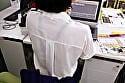 「私、競泳水着好きでごめんなさい・・・」 いつも競泳水着を着て興奮しています 服の下に水着を着て働くOL 宮城りえ 10