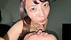 【個人撮影】水月みおの自撮りでM男唾液責め 7