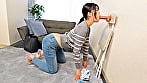 産後処女･･･欲求不満な新米ママが「童貞チ○ポにお口だけでコンドーム装着」に挑戦！ノーハンドで童貞デカチンを夢中で咥えたご無沙汰なママのオマ○コはいやらしいスケベ汁が溢れ出す！夫に内緒で筆おろしwwエロ優しい奥様はゴムを外して生中出し！ 15