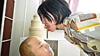 【個人撮影】閲覧注意！加護まりの「濃縮還元唾液」を加湿器で噴霧してみた！ 7