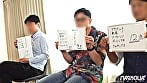 『高学歴JDがブラックテープランウェイチャレンジで目指せ！芸能界☆』意識高めな知的スレンダーJDが挑戦で困惑しながら破廉恥ポーズ♪合格点が足りず罰ゲームで即ハメ･･･婚約者がいるのに容赦のないデカチンピストンで絶頂中出し！【街角素人モニタリング♯ゆみ♯22歳】 4
