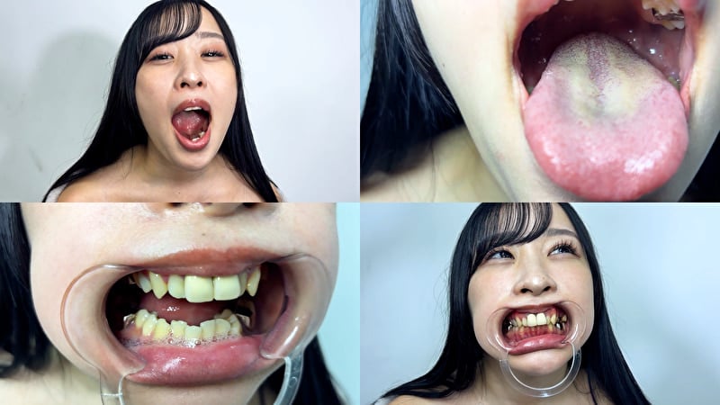 喉ちんこが可愛いゆのちゃんの口内観察