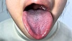 唾液たっぷりかりなちゃんの口内観察 8