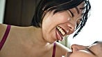 【個人撮影】加護まりのソファーで鼻舐め&手コキ 2