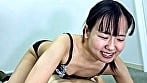 肉厚な舌のかりなちゃんがM男に濃厚鼻フェラ 1