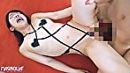 『高学歴JDがブラックテープランウェイチャレンジで目指せ！芸能界☆』笑顔が眩しいスレンダーJDが挑戦でノリノリ破廉恥ポーズ♪合格点が足りず罰ゲームで即ハメ･･･突然のデカチンピストンに不意打ち絶頂パコパコ中出し！【街角素人モニタリング♯さら♯21歳】 10