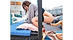 マジックミラー号ハードボイルド 街行く美人妻限定！外したら即ハメ中出し壁尻スタイルDE利きバイブチャレンジ！極太バイブで膣奥を刺激されスケベ尻丸出しイキ潮噴射が止まらない！！ 6