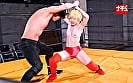 つるぺた女子の男水着チャレンジ会議 プロレス試合中「オマエ女だろ！」デカチンレスラーにバレてテンパって中出しさせちゃって･･･私どうかしてるぅぅ！ vs技巧派レスラー 3