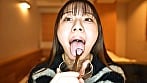 【個人撮影】さくまつなの舌ブラシで「汚舌苔」採取 7