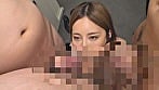 上司たちとオフィス内で3Pする爆乳美女 2