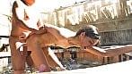 温泉街で随一の美人妻！くびれスレンダー社長夫人の寝取られ中出し性交 10