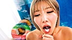 湘南ビーチでブリンブリン輝く巨乳ビキニギャルがお口だけでじゅぼんじゅっぼんバキュームノーハンドフェラ!?恥ずかしそうにお口だけでデカチンおしゃぶりしてるとビキニからエチエチまん汁しみ出すほど赤面発情・・・水着脱ぎすて生ハメSEX( ゜Д゜)総発射19発!4人全員中出しSP 7