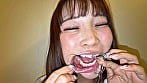 【個人撮影】渡来ふうの喉チン触り&開口器アヘ顔Wピース 14