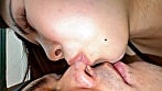 目力強めで気だるげなもなかちゃんがM男に濃厚鼻フェラ 7