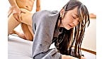 素人バラエティ 耐えたら賞金！ダメならデカマラ即ハメ！スリムボディ女子大生が牛乳を口に含んでガニ股顔面騎乗クンニチャレンジ！上からぐちょぐちょ唾液ミルク下からイキ潮！！敏感なクリの皮を剥かれデロデロに舐められ膣穴に舌を捻じ込まれ腰をくねらせガックガック絶頂失禁！！発情JDナマオメコに中出し15発！！ 10